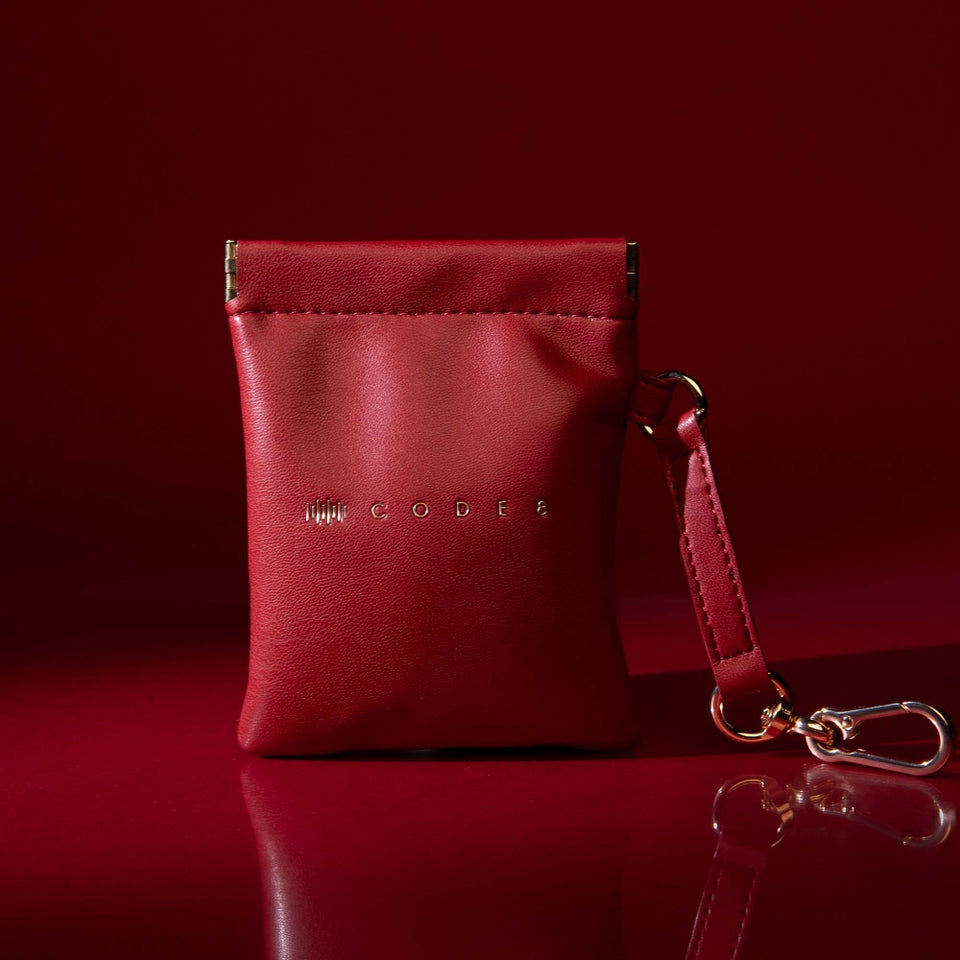 Red Wristlet Pouch