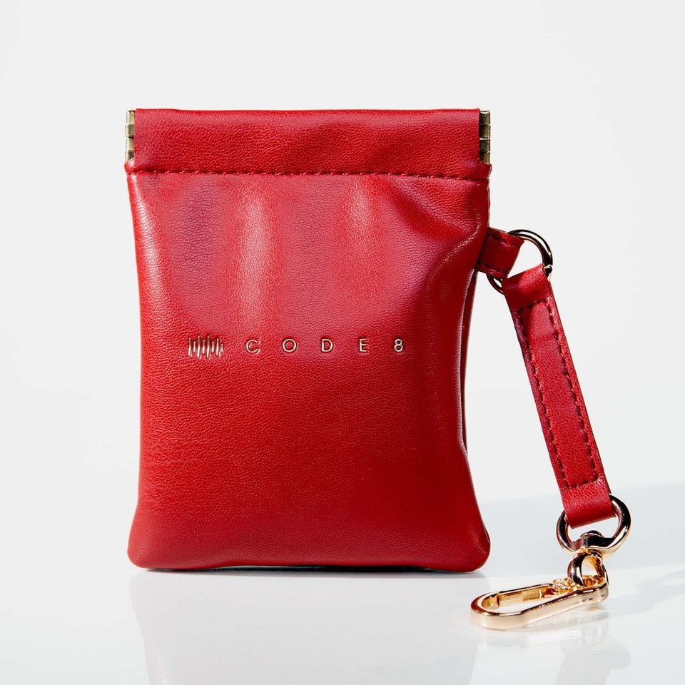 Red Wristlet Pouch